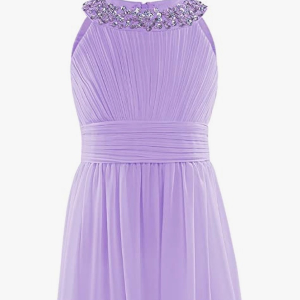 Lilac ball gown